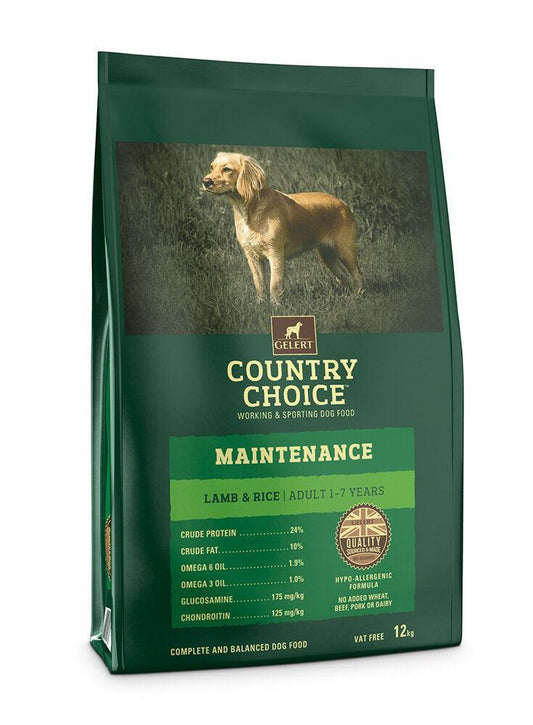 Gelert Country Choice Adult Maintenance Lamb Dog Food 12kg