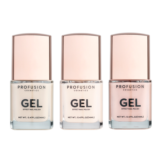 NEUTROS ESENCIALES | SET DE 3 ESMALTES EFECTO GEL