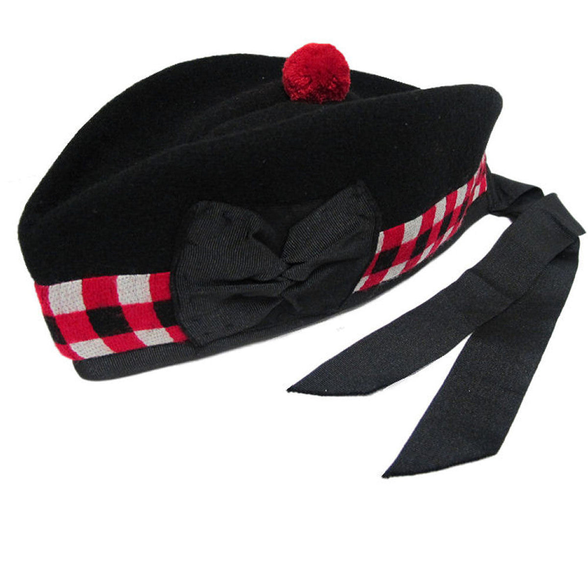 Scottish Glengarry Cap Traditional Military Piper Hat KILT