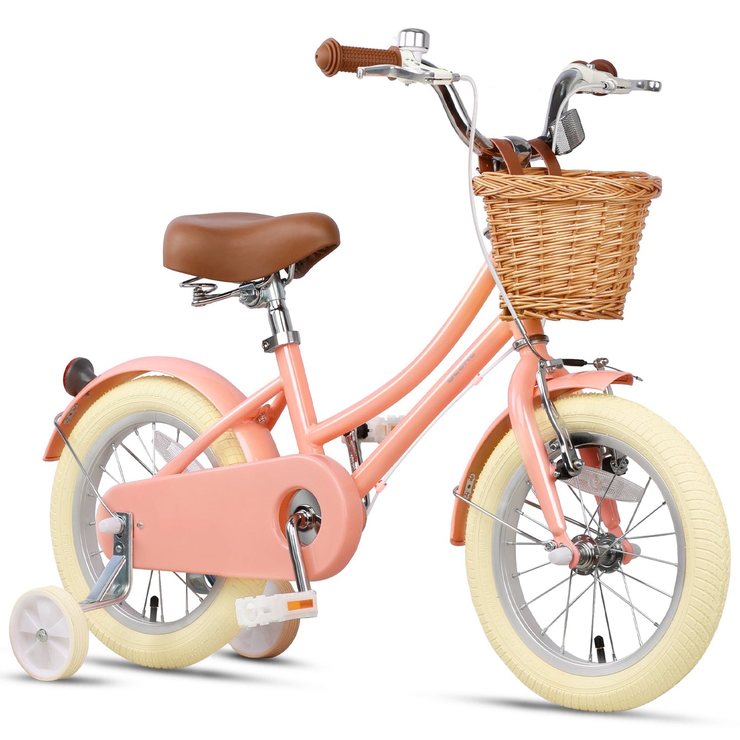 Glerc Little Molly 16 Inch Kids Bike – Ages 4–8 | Stabilisers, Basket & Bell Included