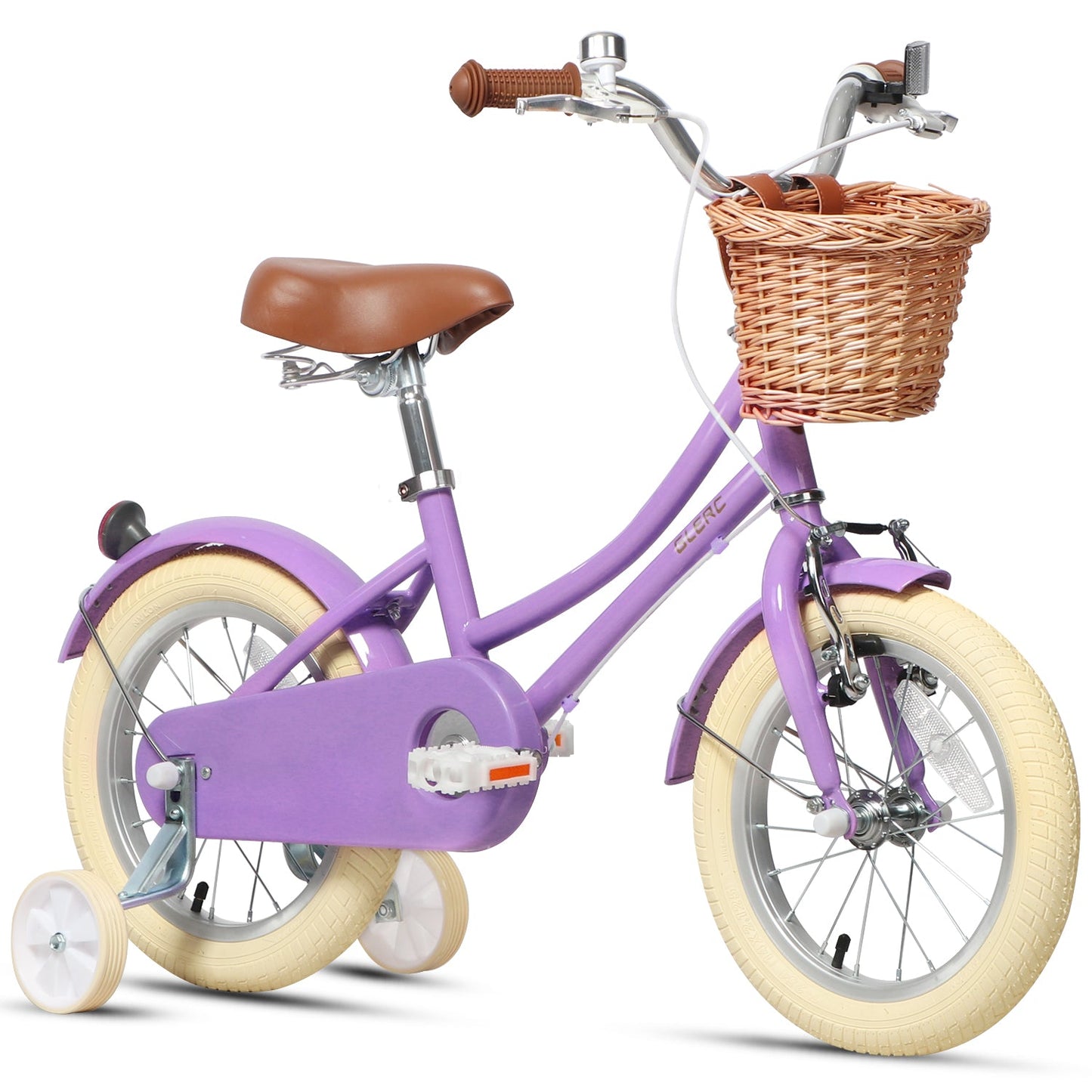 Glerc Little Molly 16 Inch Kids Bike – Ages 4–8 | Stabilisers, Basket & Bell Included