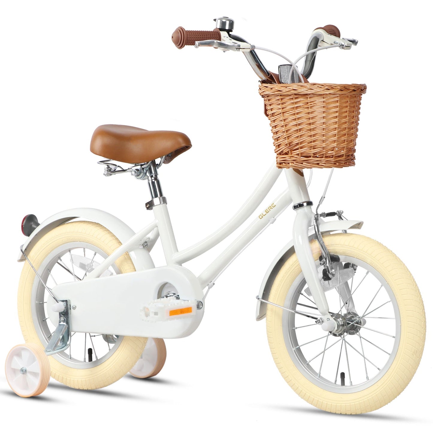 Glerc Little Molly 16 Inch Kids Bike – Ages 4–8 | Stabilisers, Basket & Bell Included