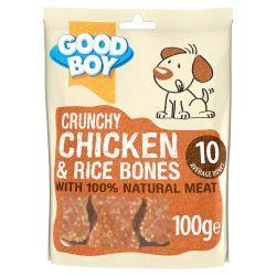 Good Boy Chicken and Rice Bones, 100g - Case of 8