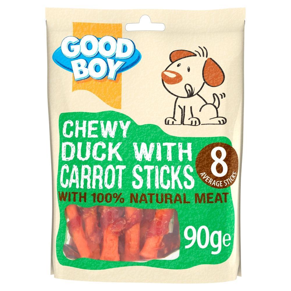 Good Boy Chewy Duck with Carrot Sticks 90g - Case of 10