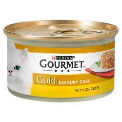 Gourmet Gold Savoury Cake with Chicken 85g - Case of 12