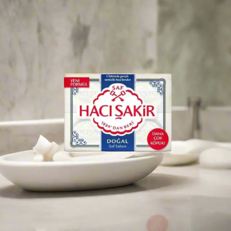 Haci Sakir Soap Natural Dogal 4*150g
