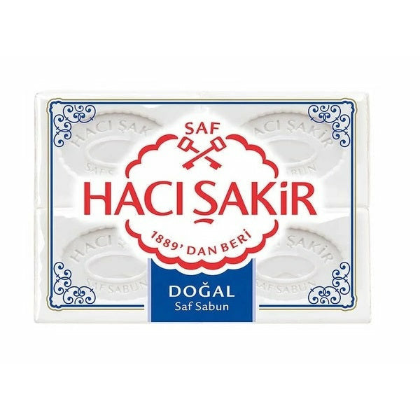 Haci Sakir Soap Natural Dogal 4*150g