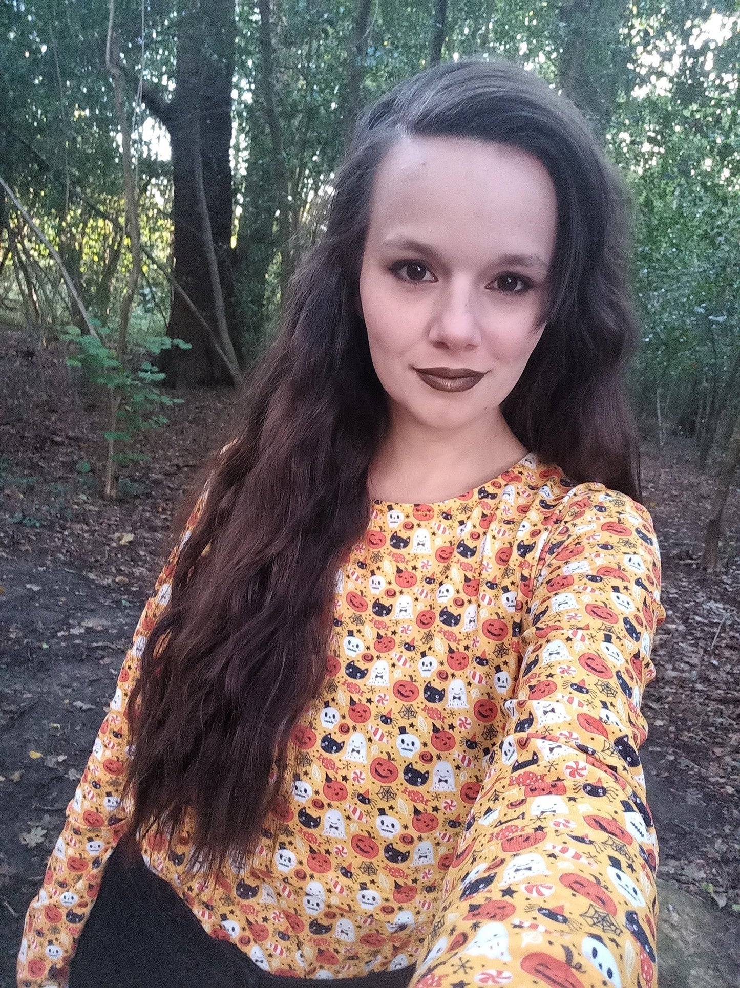 Spooky Breastfeeding Top | Nursing Top with Discreet Lift-Up Flap