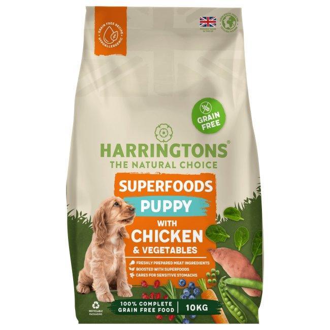 Harringtons Pup Grain Free Superfood Chicken 10kg