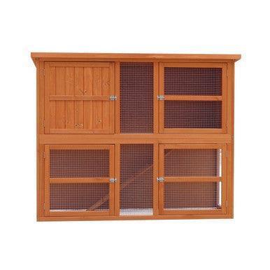 Harrisons Grasmere Conejera de Doble Altura Natural 150x60x120cm