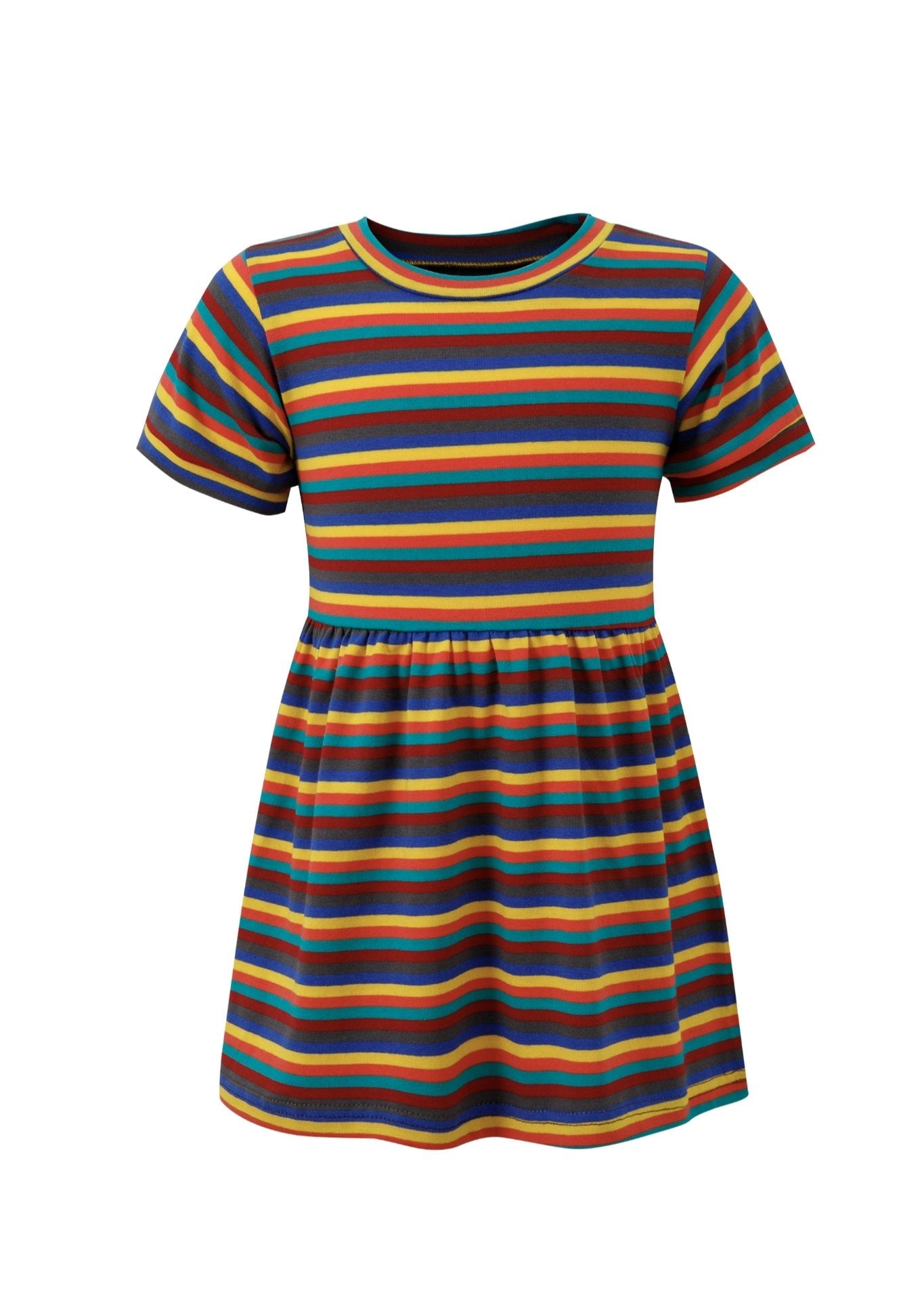Hazel Regenbogen Kinderkleid – Passendes Mutter-Tochter-Outfit
