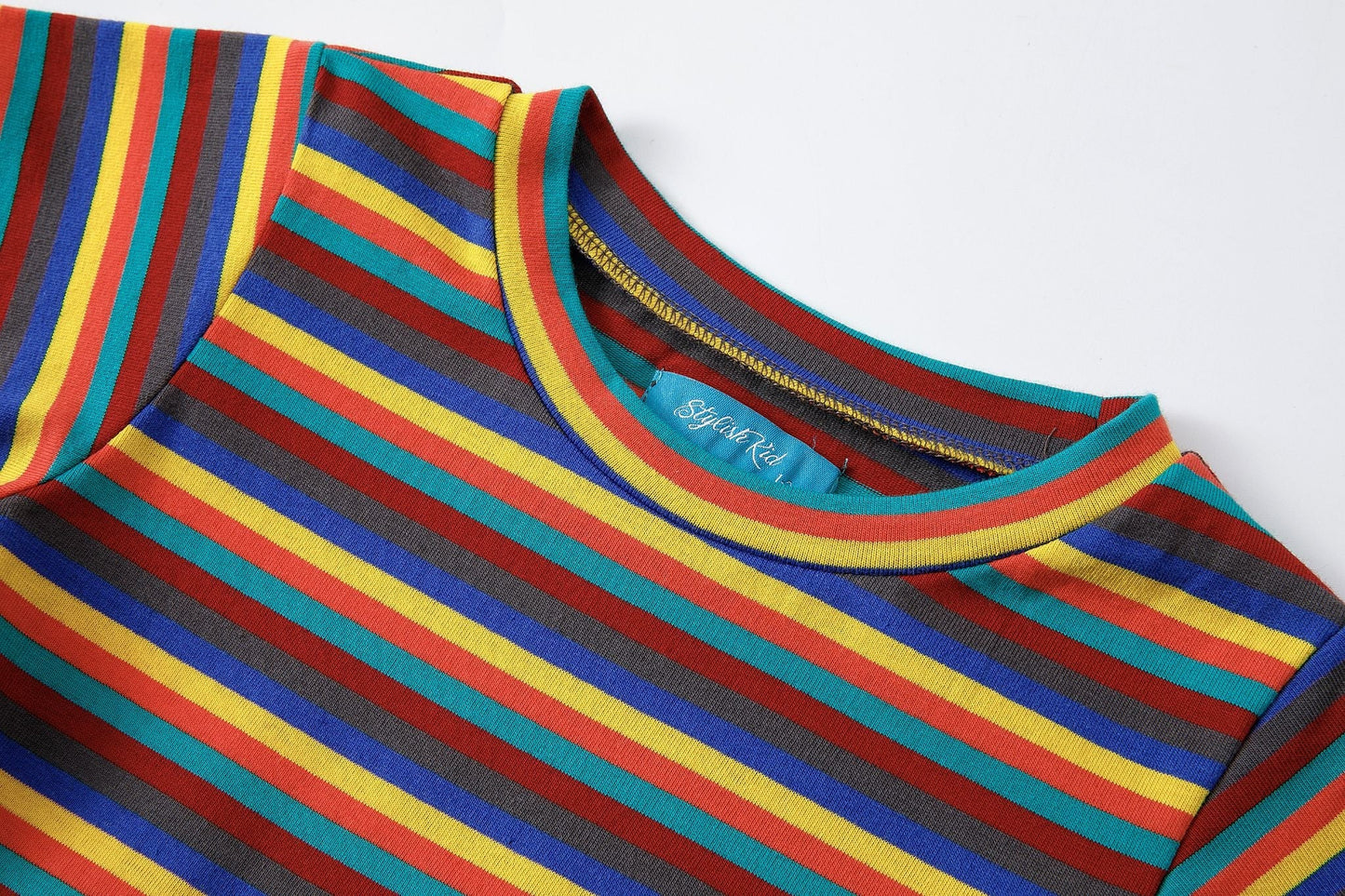 Hazel Regenbogen Kinderkleid – Passendes Mutter-Tochter-Outfit