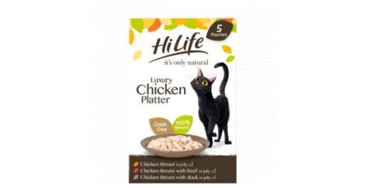 Luxury Chicken Platter in Jelly Cat Food 50g – Grain Free, Natural Ingredients