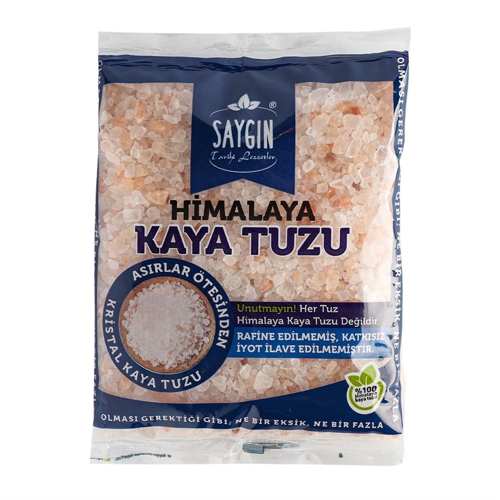 Saygin Poset Himalaya Kaya Tuzu Ogutme (Himalayan Rock Salt) 500g