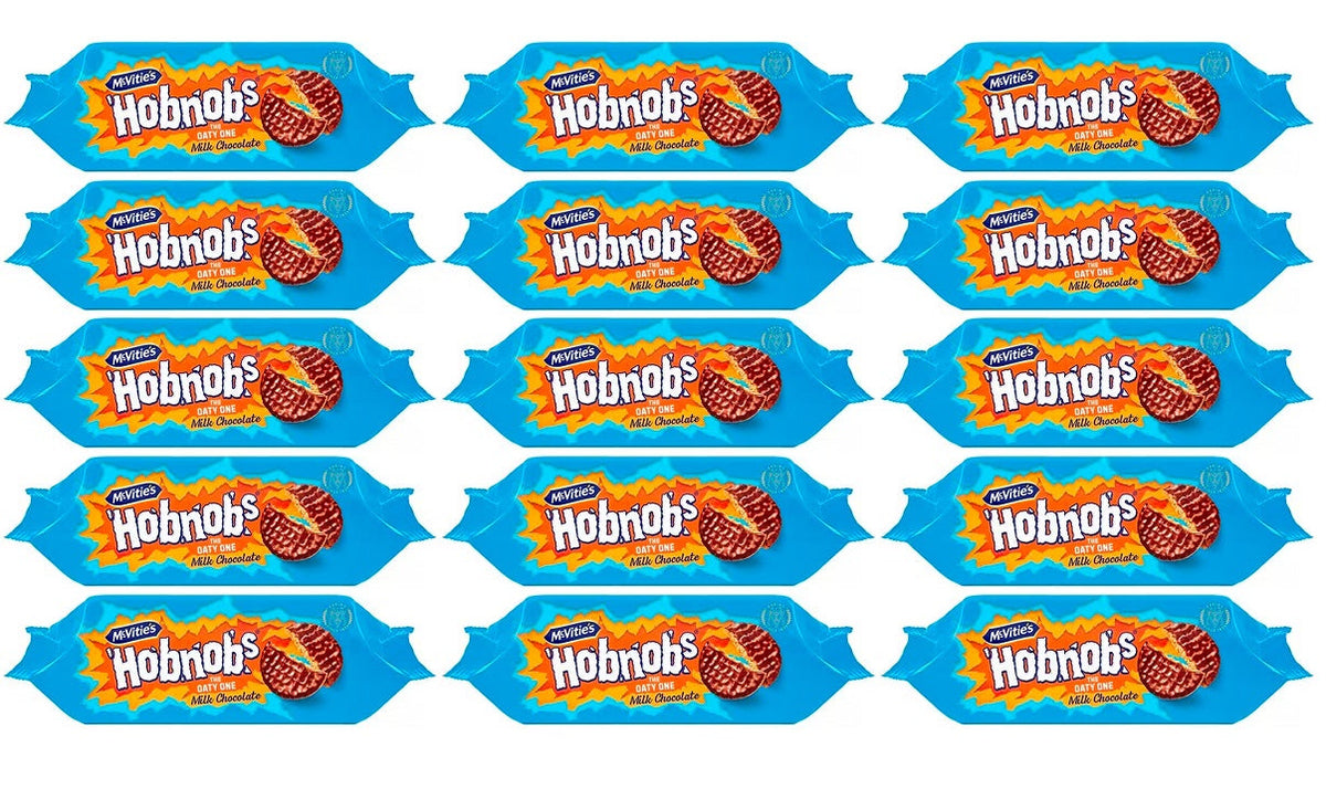 15 x Mcvities Milk Chocolate Hobnobs - 262G