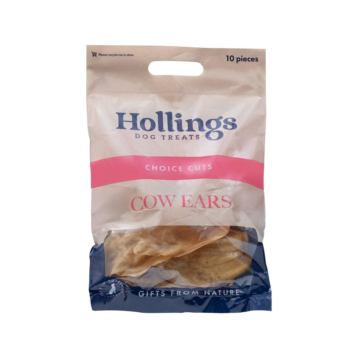 Hollings Cow Ears 10 pack - Case of 4