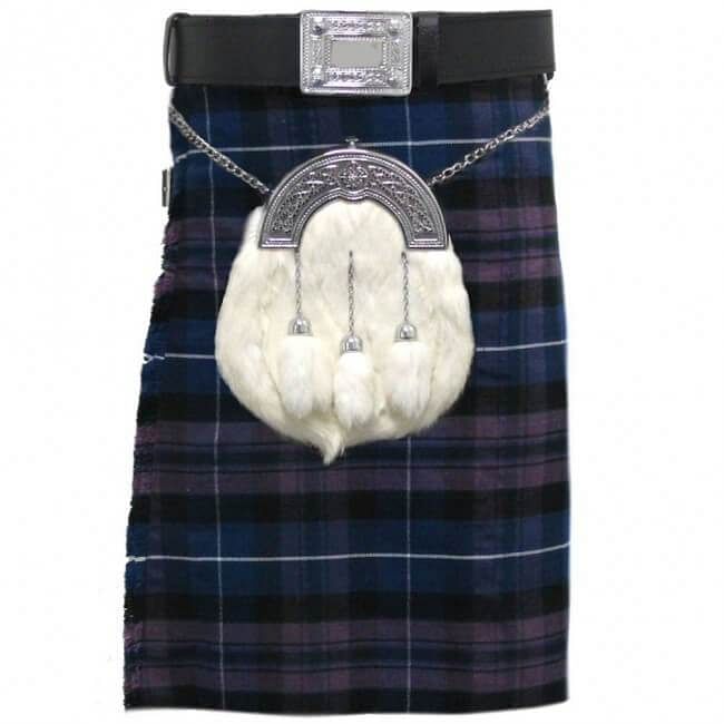 Honour Of Scotland Highland Men's Kilt Set Sporran, Chain,  Belt, Buckle
