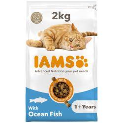 Iams Cat Adult with Ocean Fish 2kg - Case of 2