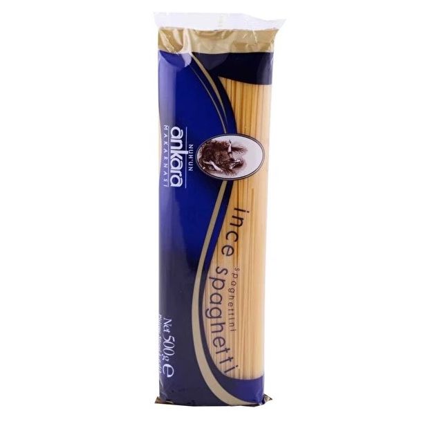 Nuhun Ankara Thin Spaghetti Pasta(Ince Spagetti Makarna) 500g