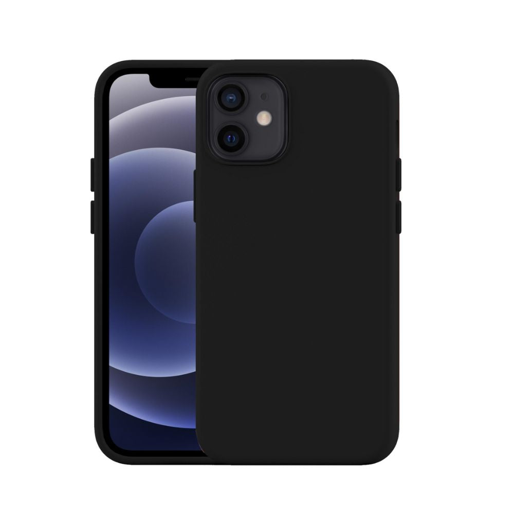 iPhone Black Silicone Gel Case