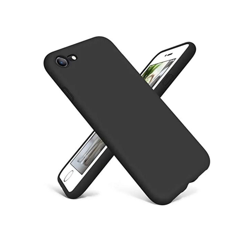 iPhone Black Silicone Gel Case