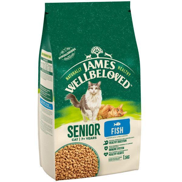 James Wellbeloved Senior Fish Dry Cat Food 4kg
