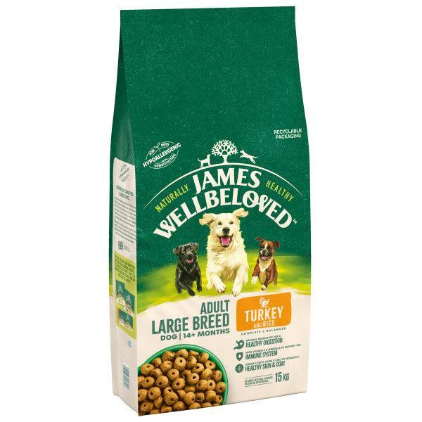 James Wellbeloved Adult Large Breed Turkey & Rice Dry Dog Food