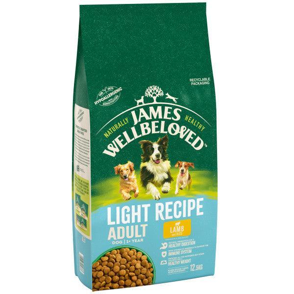 James Wellbeloved Adult Light Lamb & Rice Dry Dog Food 12.5kg