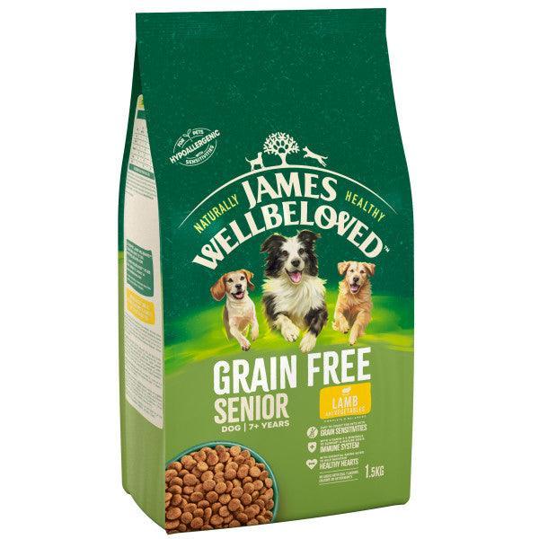 James Wellbeloved Senior Grain Free Lamb & Vegetable Dry Dog Food 1.5kg