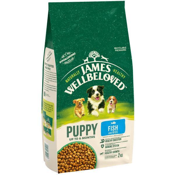 James Wellbeloved Puppy Fish & Rice Dry Dog Food 2kg