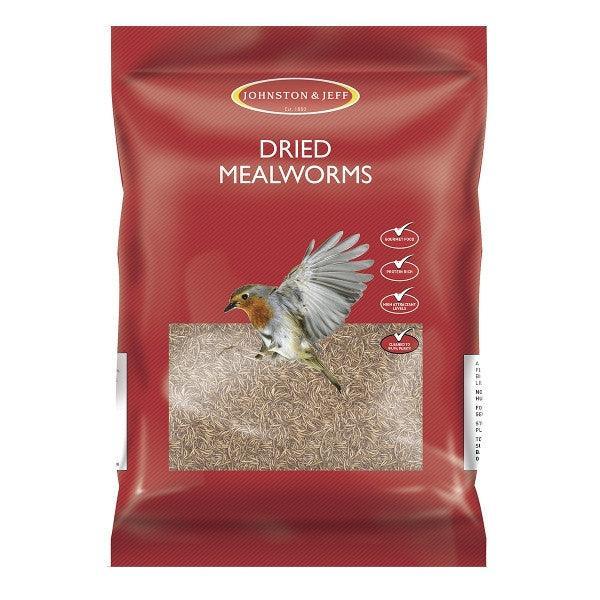 Johnston and Jeff Dried Mealworm 100g - Case of 12