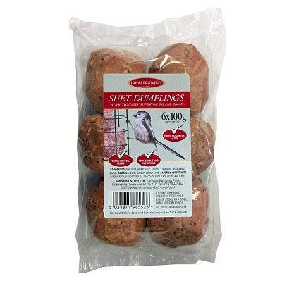 Johnston and Jeff Suet Dumplings Wrapped 6 x 100g - Case of 12