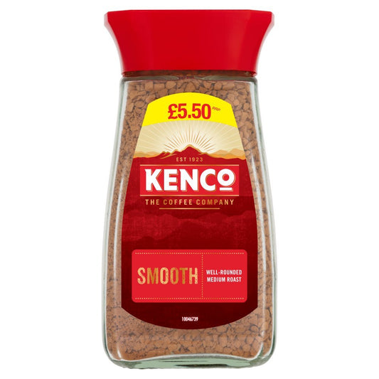 Kenco Smooth Instant Coffee 100g PMP – Case of 6