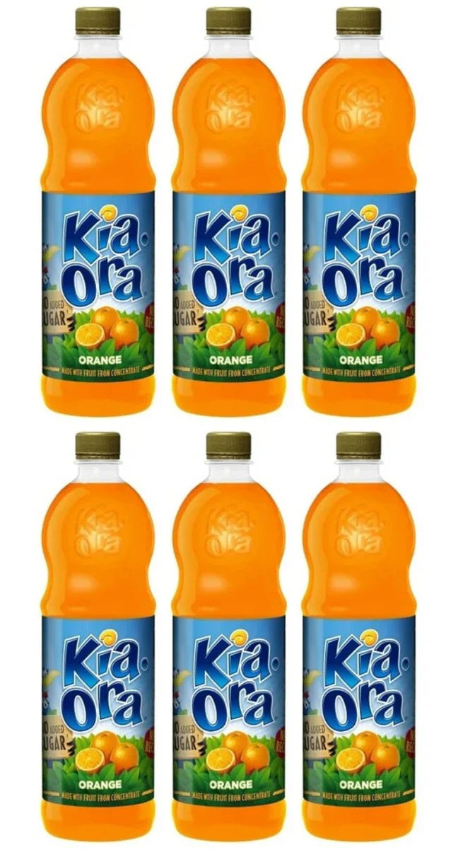 6 x Kia Ora Orange +50 % gratis zusätzlich – 1,5 Liter