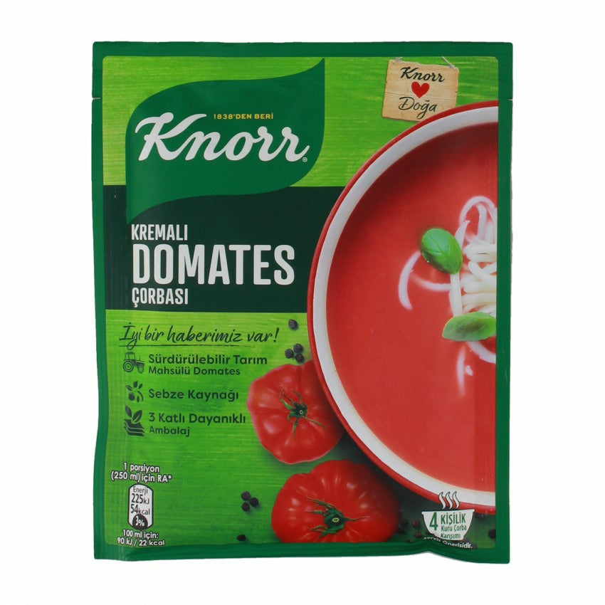 Knorr Creamy Tomato Soup (Kremali Domates Corbasi) 65 gr