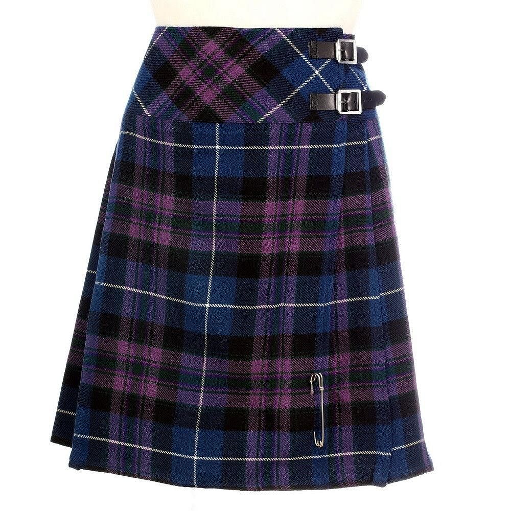 Ladies Billie Knee Length Tartan Kilt Skirt Special