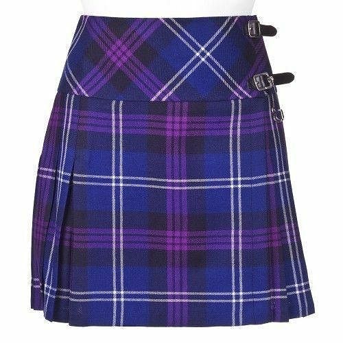 Ladies Billie Knee Length Tartan Kilt Skirt Special