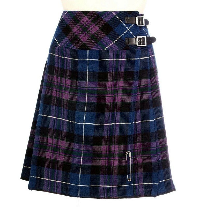 Ladies Pride of Scotland Scottish Pleated Skirt length 21"