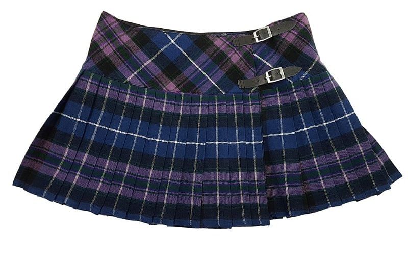 Ladies Pride of Scotland Scottish Pleated Skirt length 21"