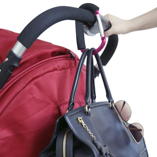 Large Buggy Clip for Pram & Pushchair - Pink
