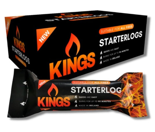 10 x Kings Firelog Leña para Chimenea - 600GM
