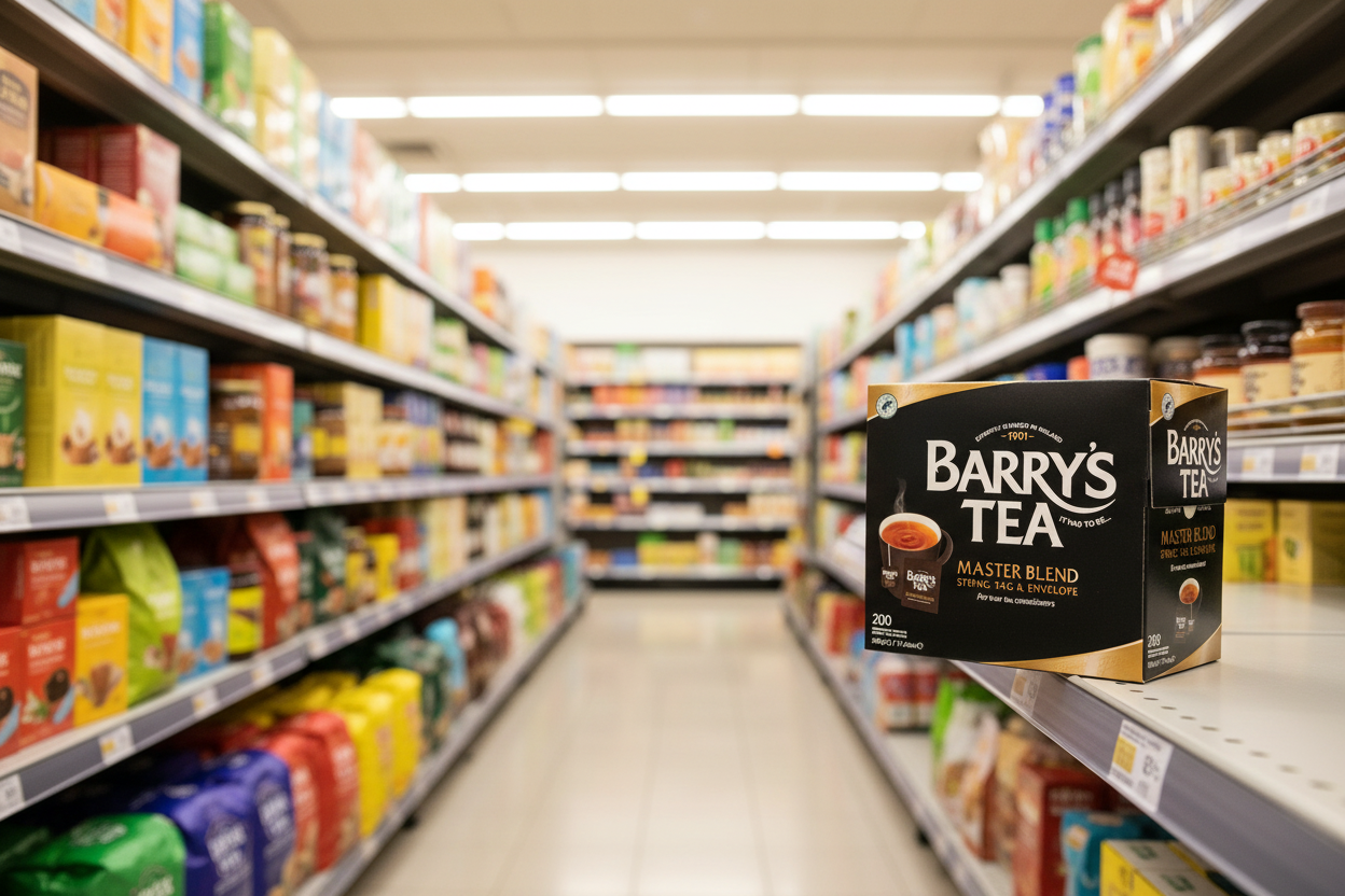 Barry's Master Blend Tea Bags - Individually Wrapped String, Tag & Envelope - 200 Pack