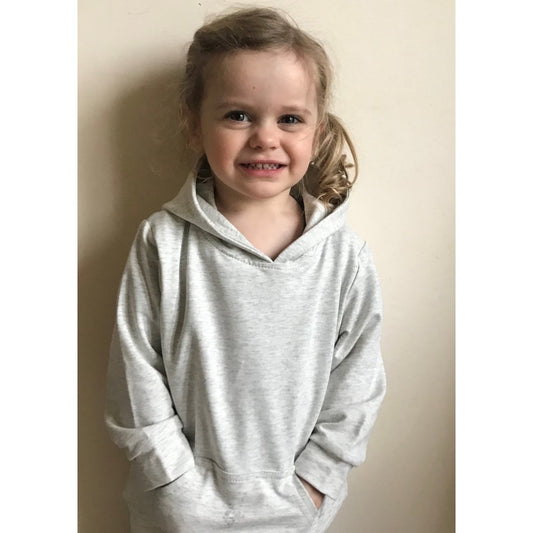 Light Grey Stylish Kid Hoodie | Soft Cotton Matching Parent & Child Hoodies