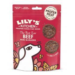 Lily's Kitchen The Best Ever Beef Mini Burgers Dog Treats 70g - Case of 8