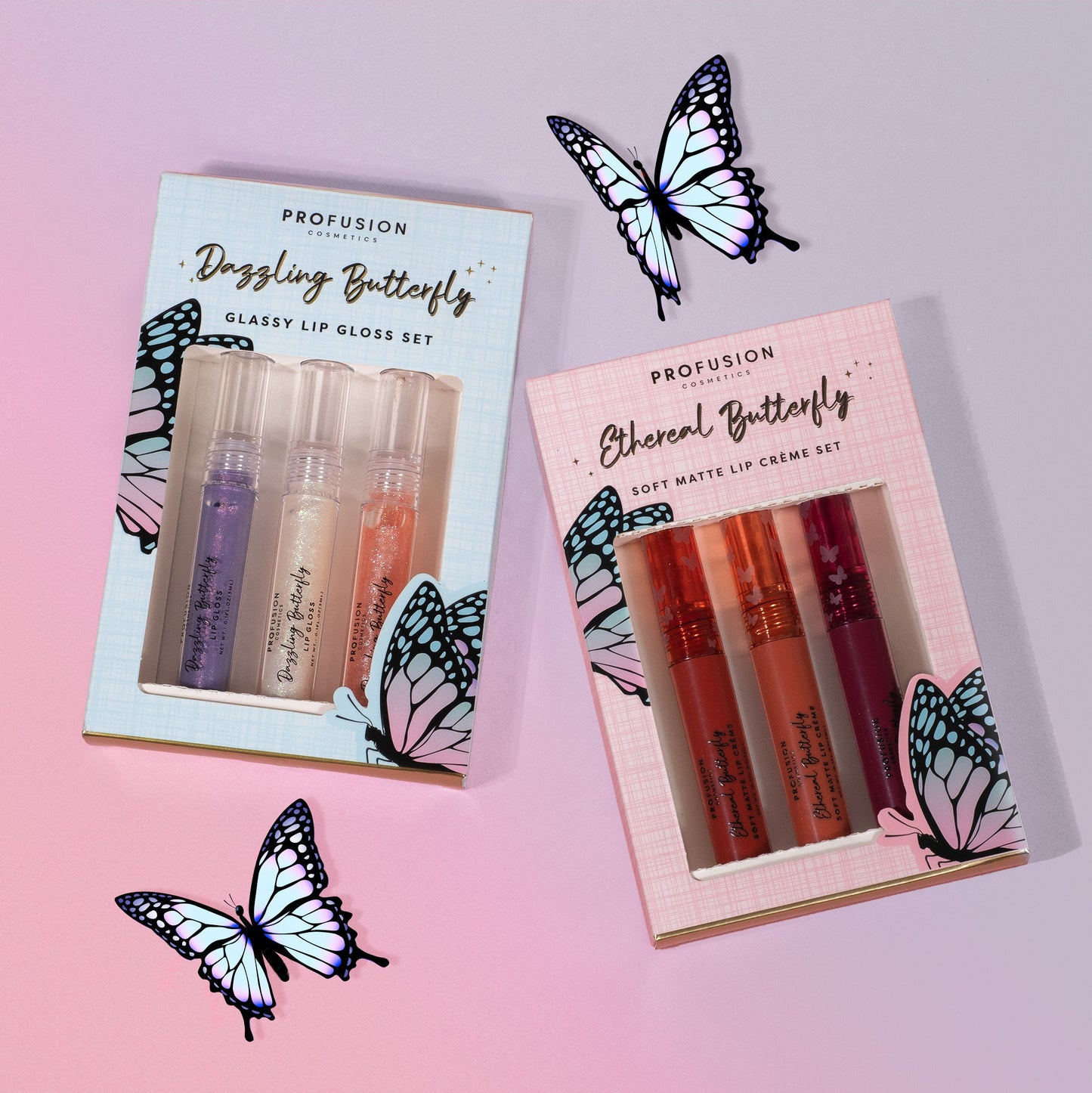Ethereal Butterfly | Soft Matte Lippencreme-Set