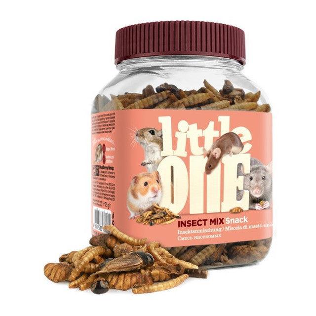 Little One Insect Mix. Snack For Omnivores Small Mammal 75G — Case of 6