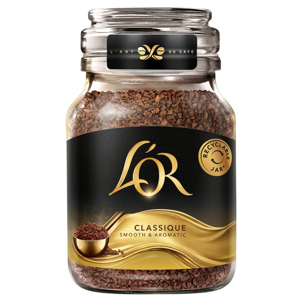 L'OR Classique Instant Coffee – 6 x 100g Jars