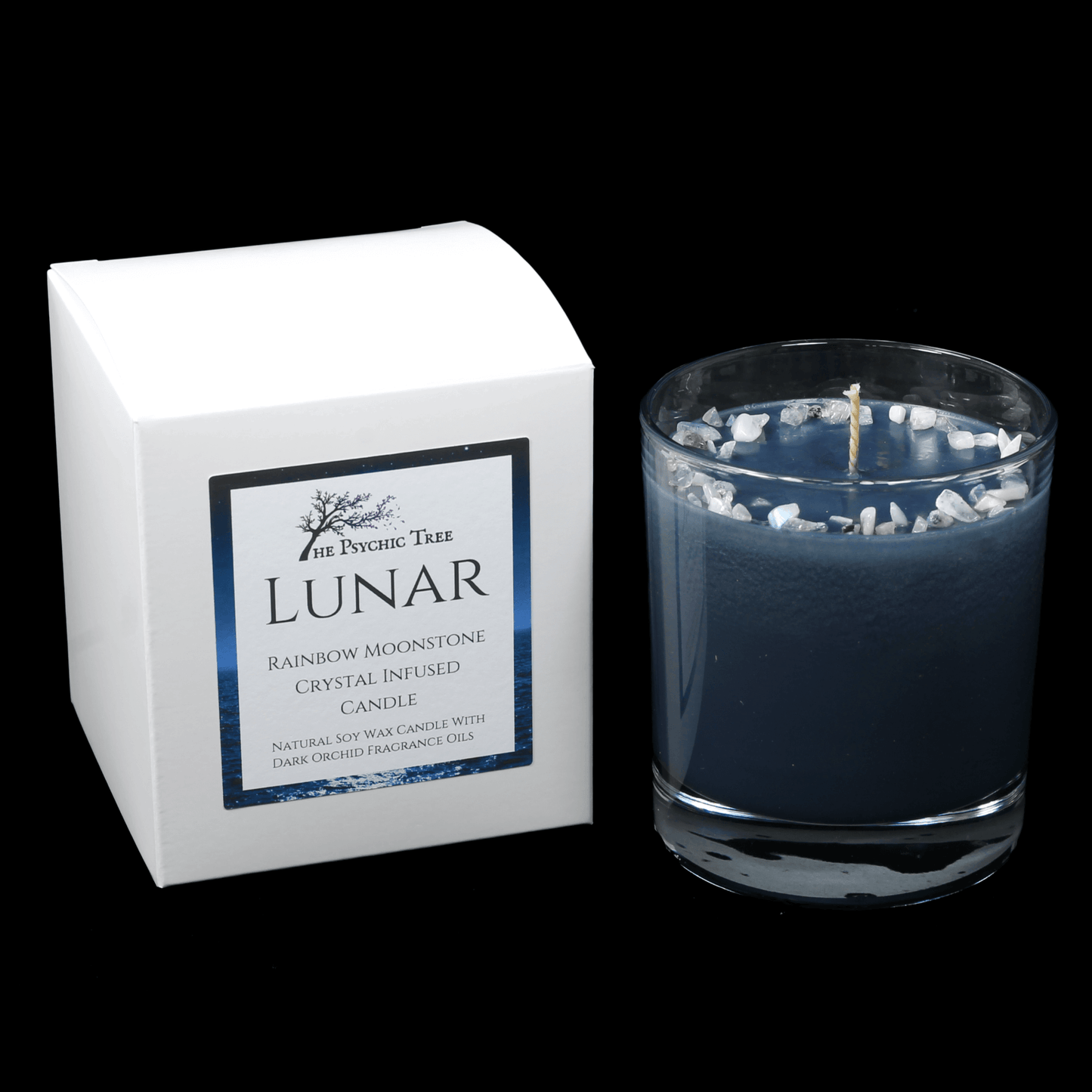 Lunar – Kristallingetränkte Duftkerze