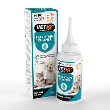 M and C VetIQ Tear Stain Remover Cats/Dogs 100ml - Case of 6