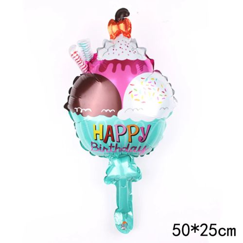 DAWN Donut Foil Balloon - Fun Birthday Party Decor & Celebration Accessory
